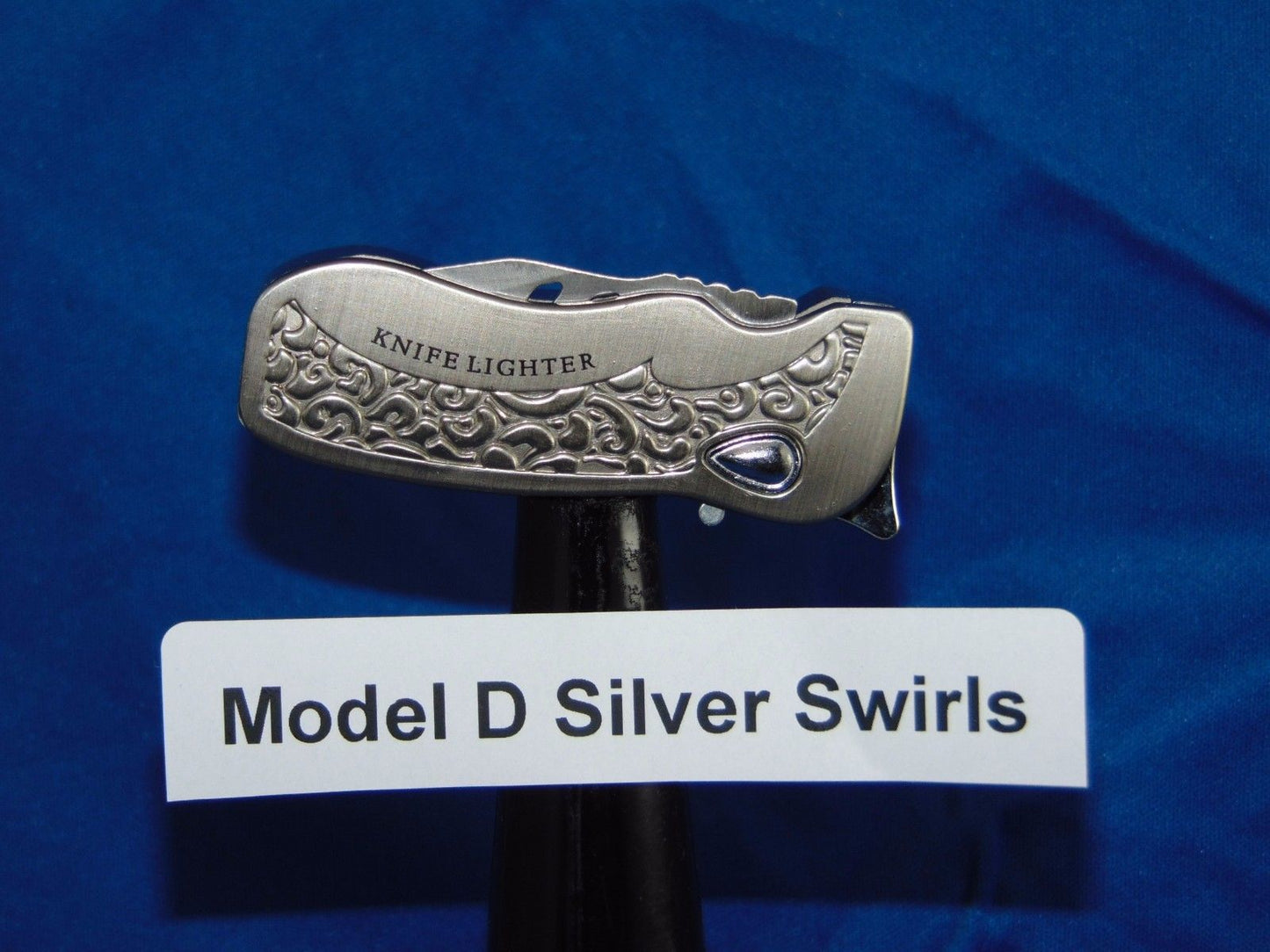 Folding Knife Lighter Jet Torch Lighter Child Resistant Safety Lock US - Lighter Deals USA