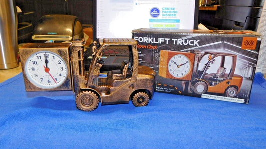 Forklift Fork Lift Alarm Clock USA Stocked And Shipped Battery Operate - Lighter Deals USA