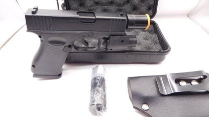 Futuristic Model 17 Gen 5 Gun Shape Jet Torch Lighter Slide Action Series 9X19 - Lighter Deals USA