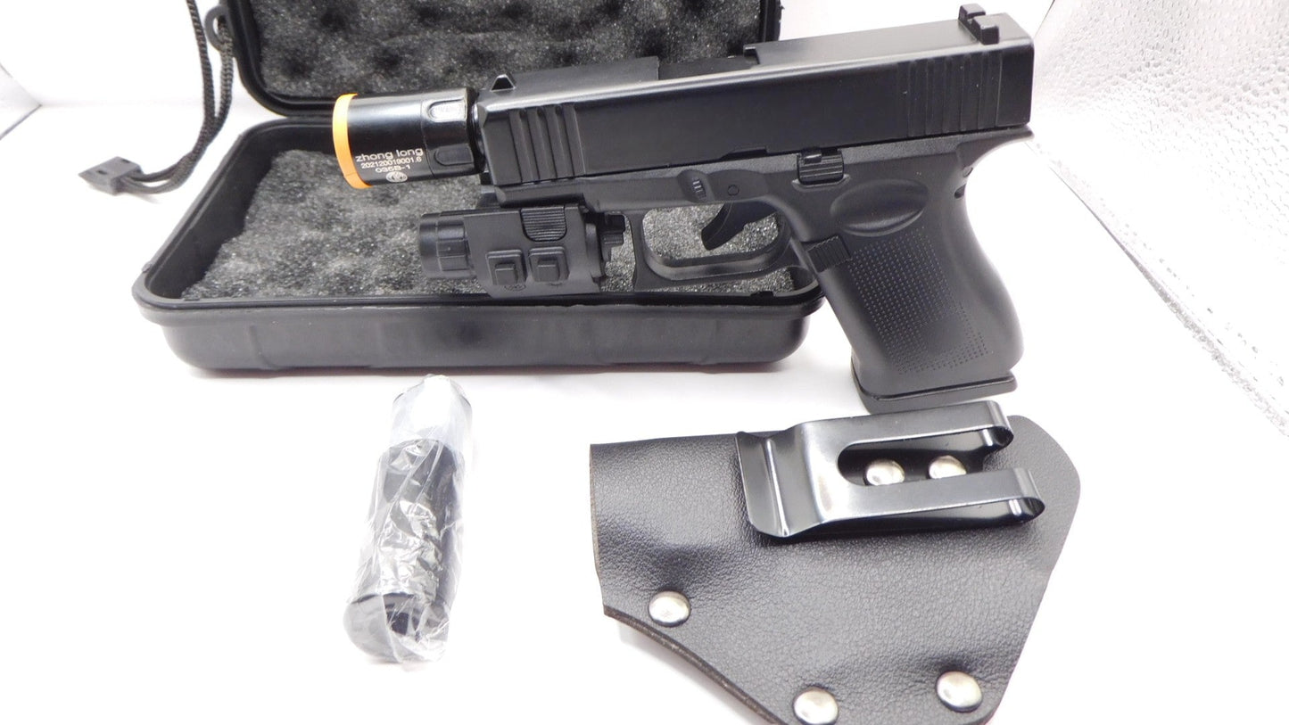 Futuristic Model 17 Gen 5 Gun Shape Jet Torch Lighter Slide Action Series 9X19 - Lighter Deals USA