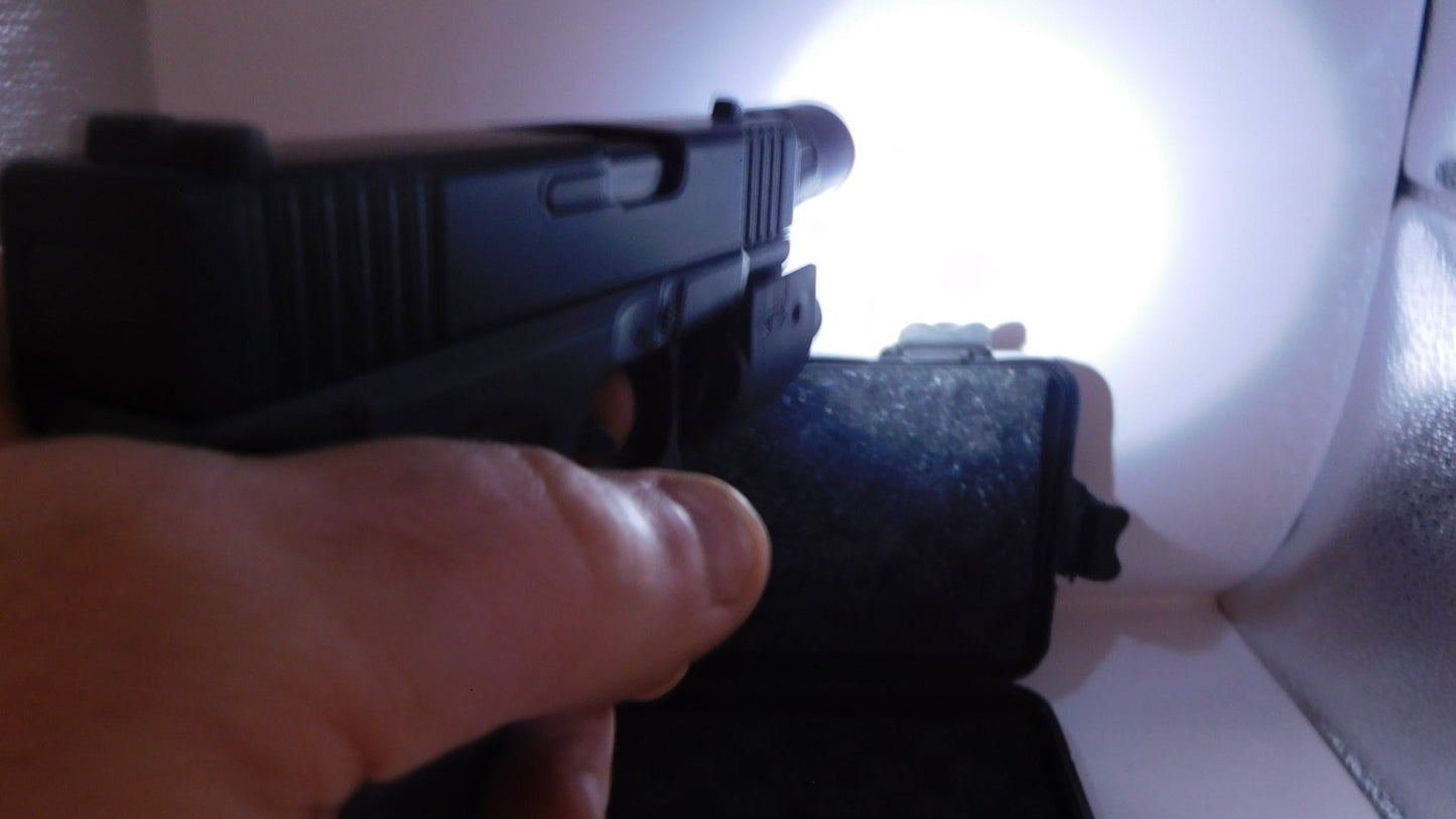 Futuristic Model 17 Gen 5 Gun Shape Jet Torch Lighter Slide Action Series 9X19 - Lighter Deals USA
