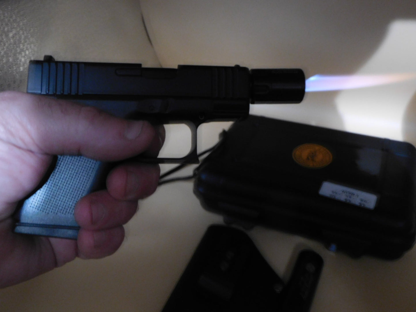 Glock Model 17 Gen 5 Jet Torch Lighter Slide Action Series 9X19 - Lighter Deals USA