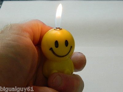 Happy Face Butane Lighter Smiley Face Be Happy - Lighter Deals USA