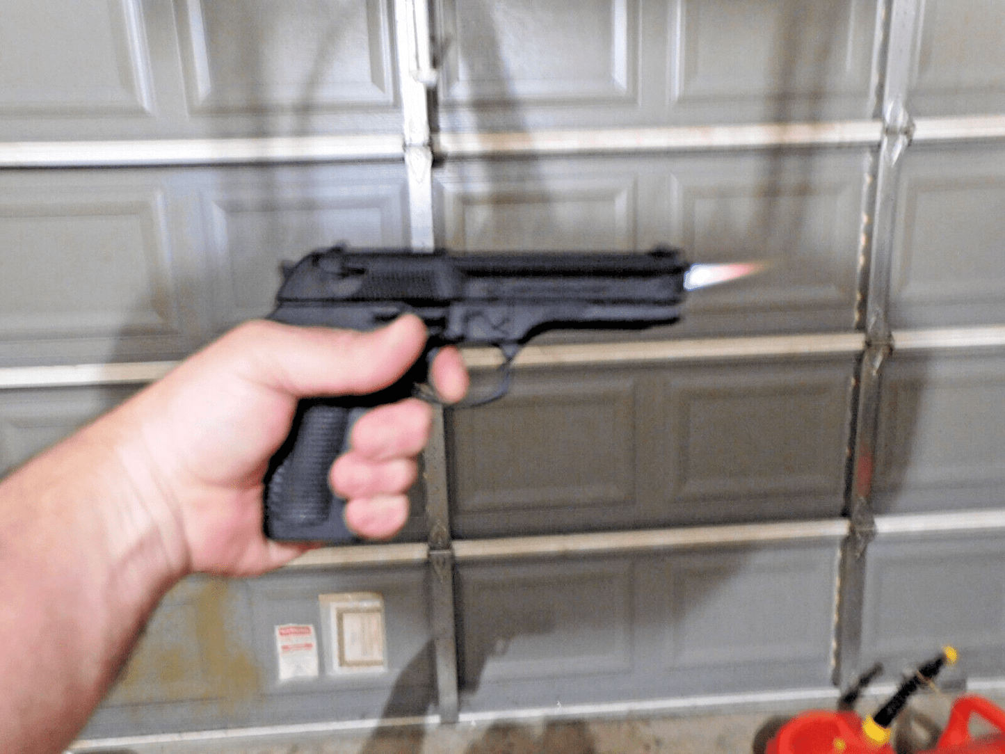 Heavy Metal Black Slide Action Gun Pistol Jet Torch Lighter USA Stocked - Lighter Deals USA