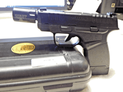 HELLCAT Pistol Shaped Gun Lighter ABS/ Metal Fine Quality W/Case & Barrel Attachment - Lighter Deals USA