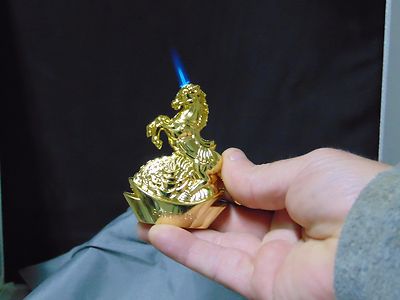 Horse Shape Jet Torch Lighter USA Stocked And Shipped Galloping Horse - Lighter Deals USA