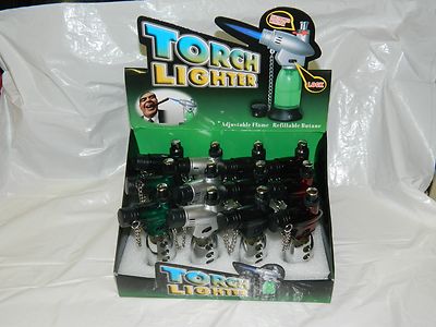 Jumbo Chrome Jet Torch Lighter Electronic Ignition Select 4 Colors USA - Lighter Deals USA