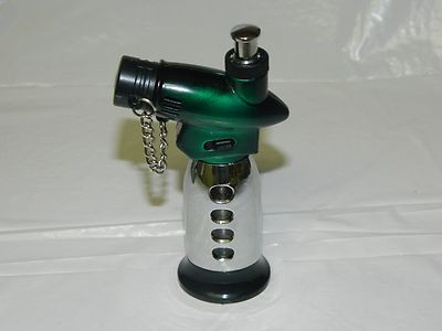 Jumbo Chrome Jet Torch Lighter Electronic Ignition Select 4 Colors USA - Lighter Deals USA