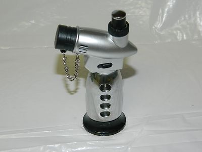 Jumbo Chrome Jet Torch Lighter Electronic Ignition Select 4 Colors USA - Lighter Deals USA
