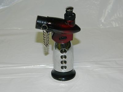 Jumbo Chrome Jet Torch Lighter Electronic Ignition Select 4 Colors USA - Lighter Deals USA
