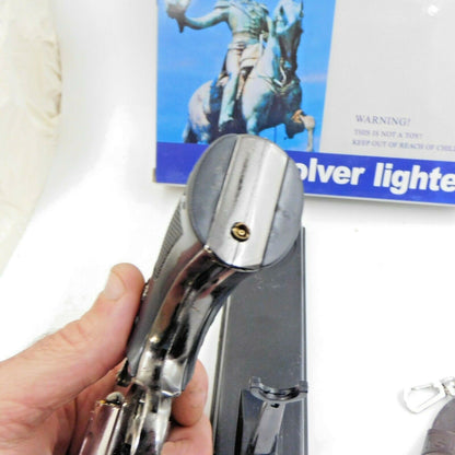 Junior Colt Python 357 Gun Pistol Jet Torch Lighter USA Stocked And Shipped - Lighter Deals USA