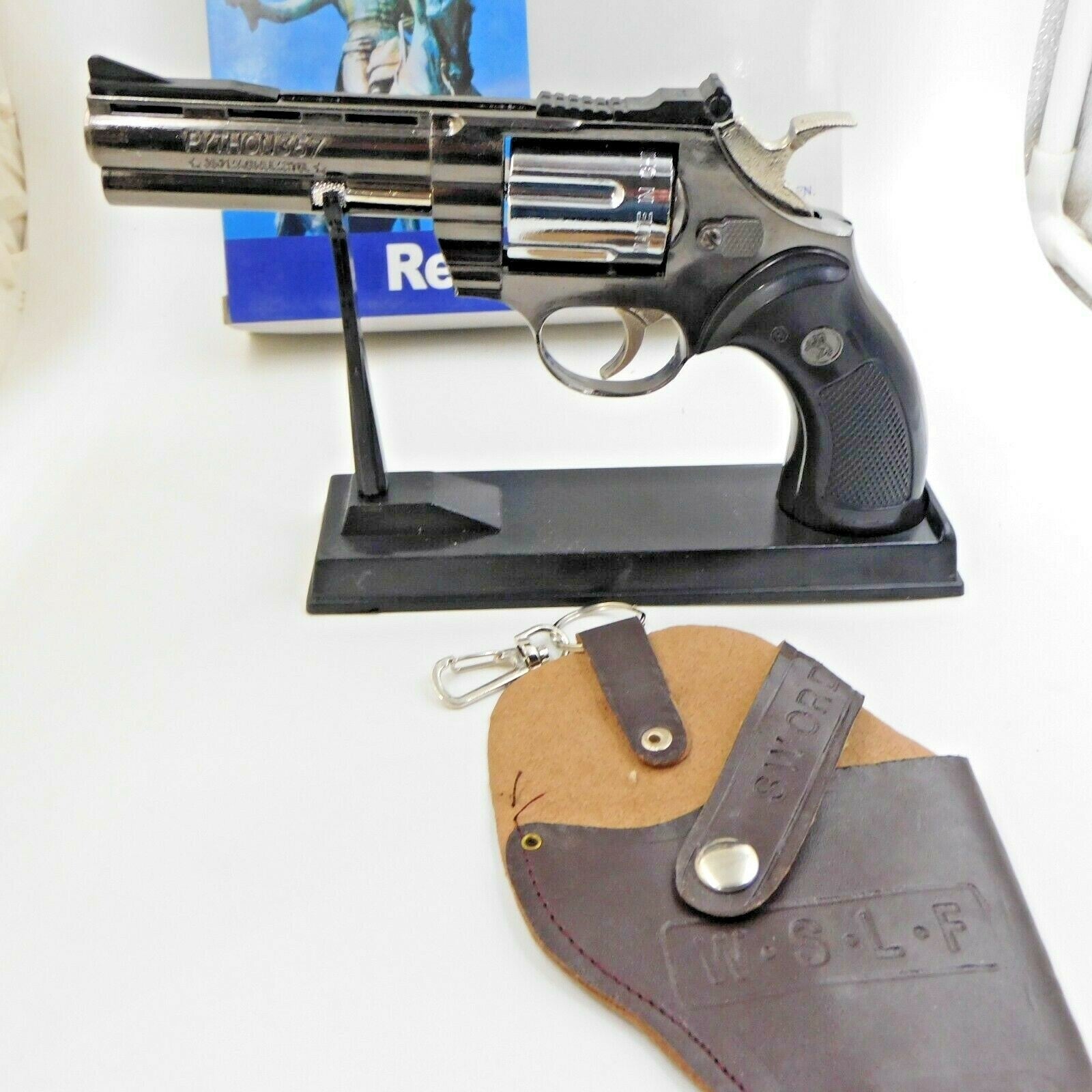Junior Colt Python 357 Gun Pistol Jet Torch Lighter USA Stocked And Shipped - Lighter Deals USA
