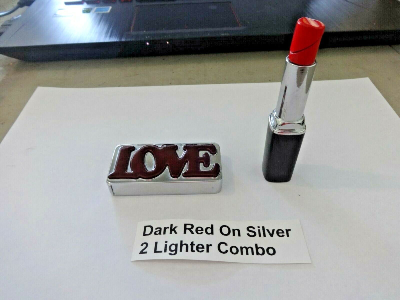 Large Bar Jet Torch Lighter AND Sleek Lipstick Shape 2 Lighter Combo U - Lighter Deals USA