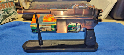Large Mauser Gun Shape Jet Torch Lighter With Display Stand - Lighter Deals USA