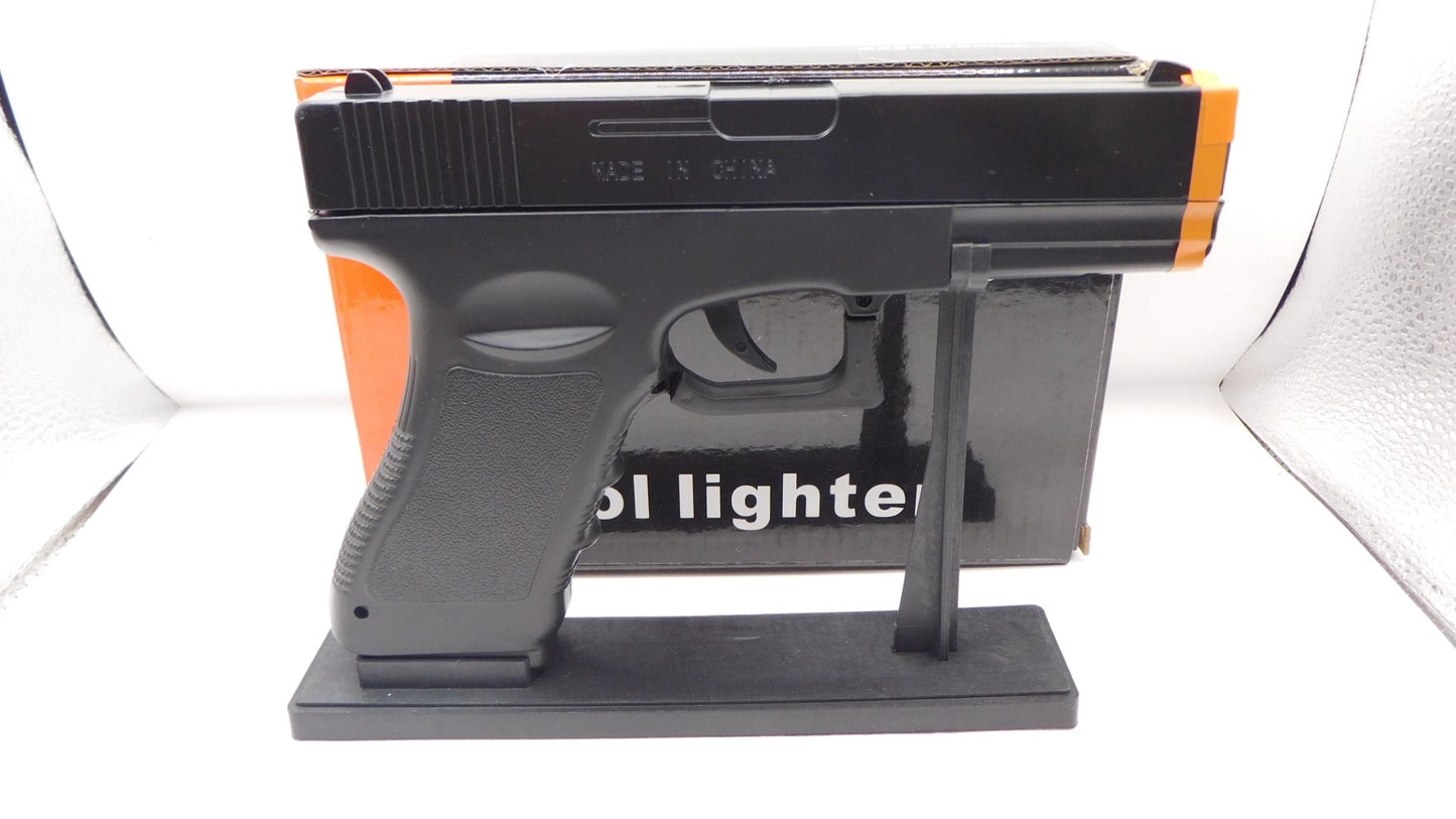 Large Model 18c Gun Shape Jet Torch Lighter Slide Action Series 9X19 USA Stocked - Lighter Deals USA