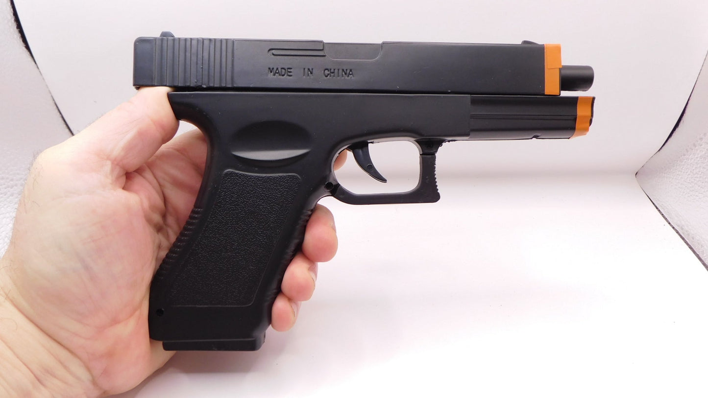 Large Model 18c Gun Shape Jet Torch Lighter Slide Action Series 9X19 USA Stocked - Lighter Deals USA