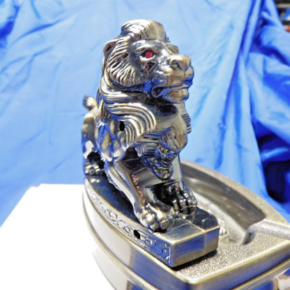 Large Novelty Lion Shape Ashtray With Refillable Lighter USA Stocked A - Lighter Deals USA
