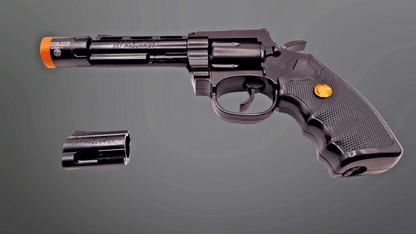 Magnum 38 Special Gun Shape Lighter Combo With A Medium Gun Shape Jet Torch Lighter - Lighter Deals USA