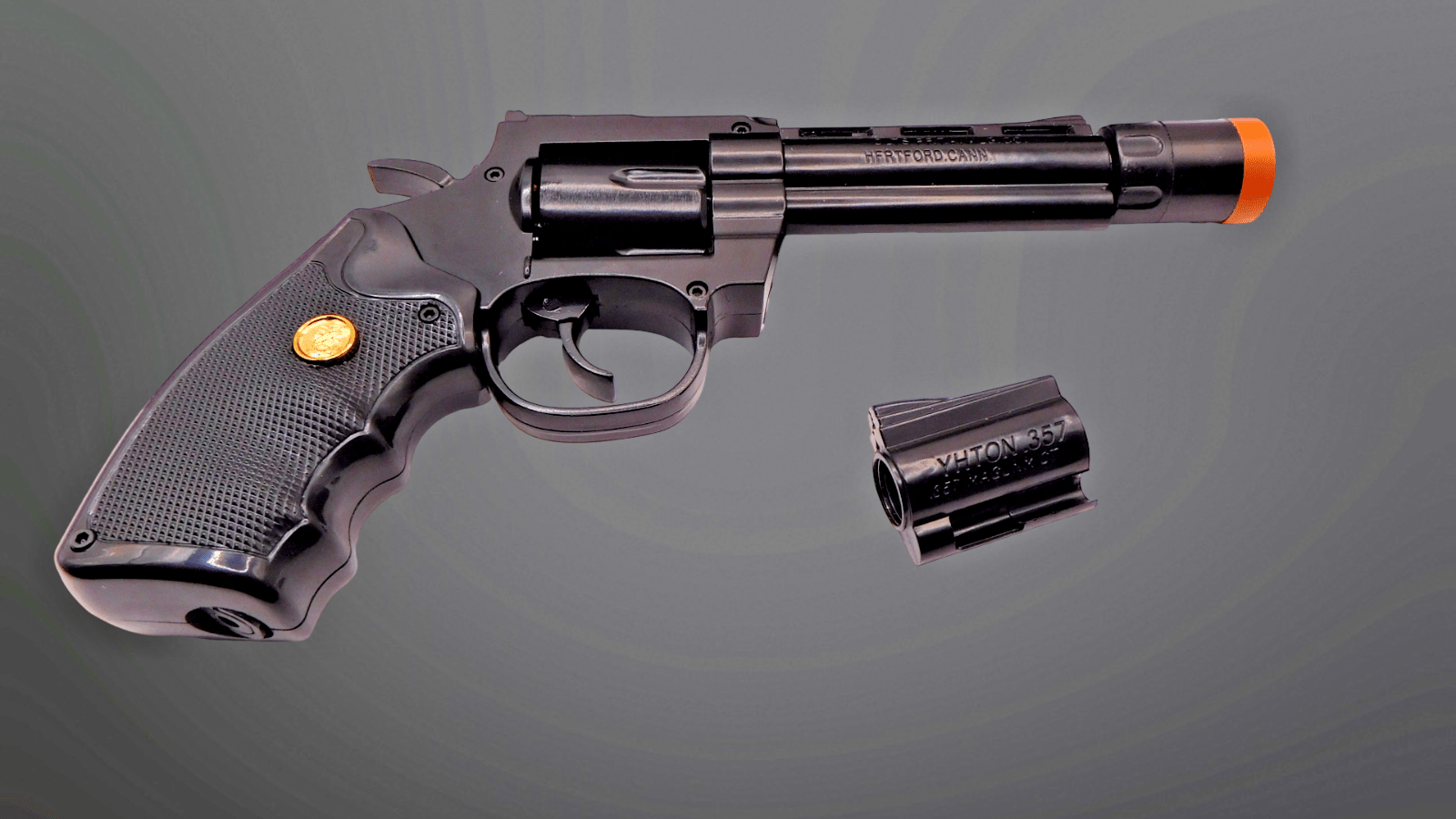 Magnum 38 Special Gun Shape Lighter Combo With A Medium Gun Shape Jet Torch Lighter - Lighter Deals USA
