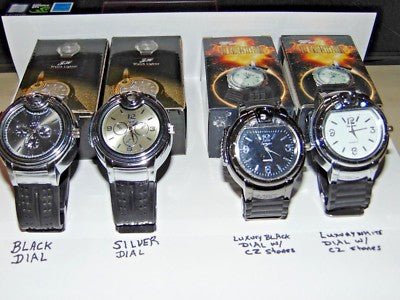Mens and Ladies Wrist Watch With Built In Butane Lighter USA Stocked - Lighter Deals USA