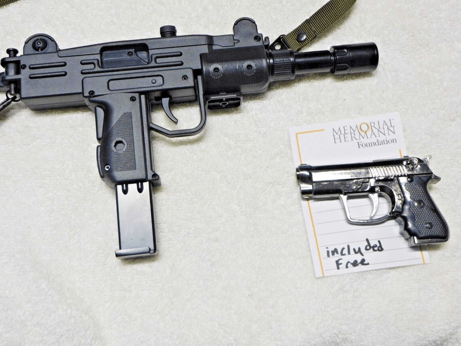 Mini UZI Submachine Gun Pistol Jet Torch Lighter Combo - Lighter Deals USA