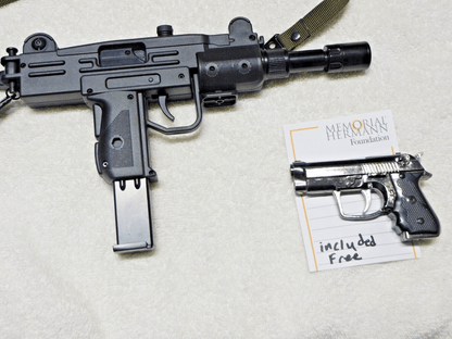 Mini UZI Submachine Gun Pistol Jet Torch Lighter Combo - Lighter Deals USA