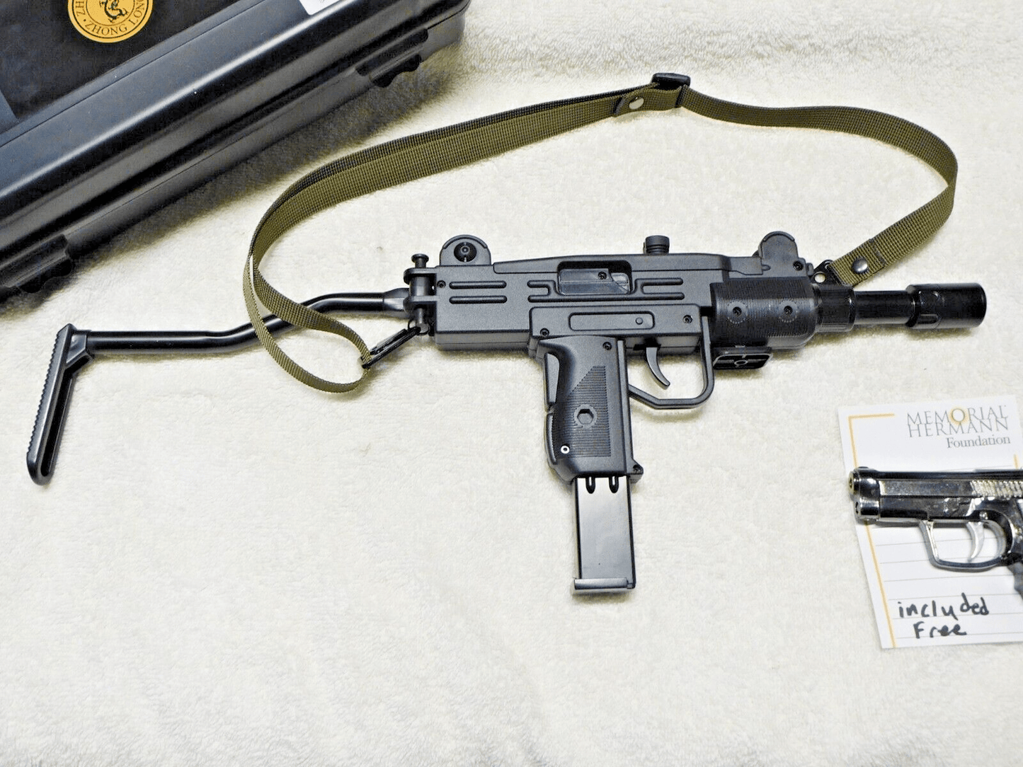 Mini UZI Submachine Gun Pistol Jet Torch Lighter Combo - Lighter Deals USA
