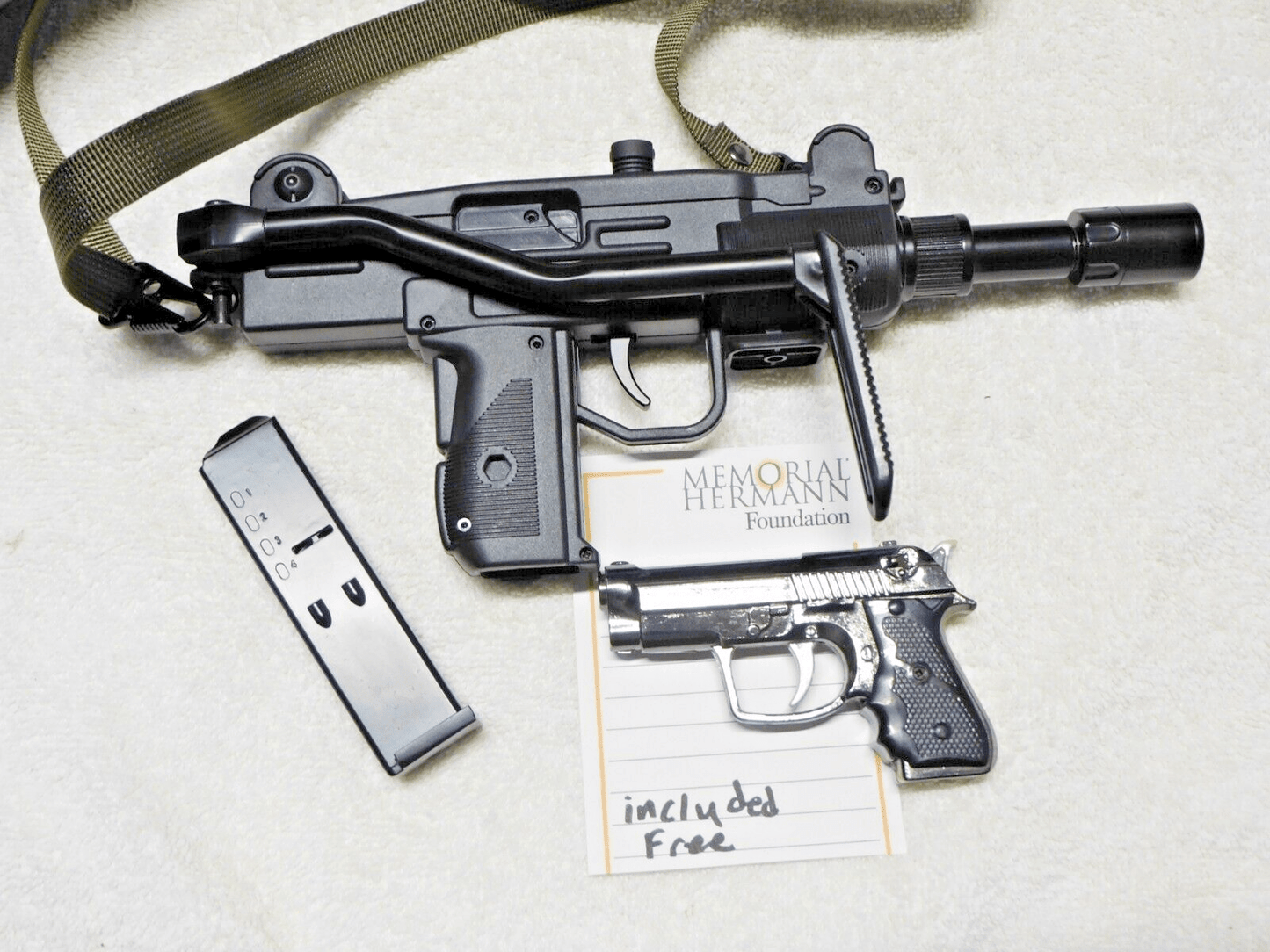 Mini UZI Submachine Gun Pistol Jet Torch Lighter Combo - Lighter Deals USA