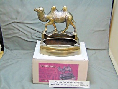 Novelty Camel Shape Ashtray With Refillable Lighter USA Stocked And Sh - Lighter Deals USA