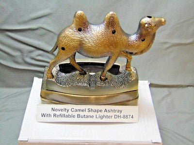 Novelty Camel Shape Ashtray With Refillable Lighter USA Stocked And Sh - Lighter Deals USA