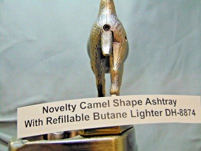 Novelty Camel Shape Ashtray With Refillable Lighter USA Stocked And Sh - Lighter Deals USA
