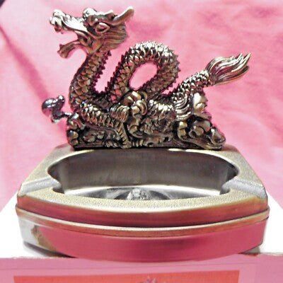 Novelty Dragon Shape Ashtray Lighter Refillable Butane - Lighter Deals USA
