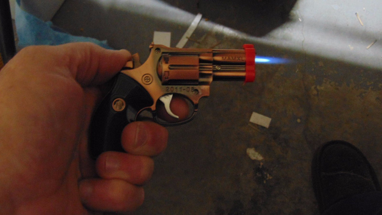 Novelty Gun Shape Jet Torch Lighter With Red Laser Beam USA Stocked An - Lighter Deals USA