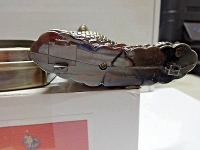 Novelty Snake Shape Novelty Cigarette Cigar Ashtray With Refillable Li - Lighter Deals USA