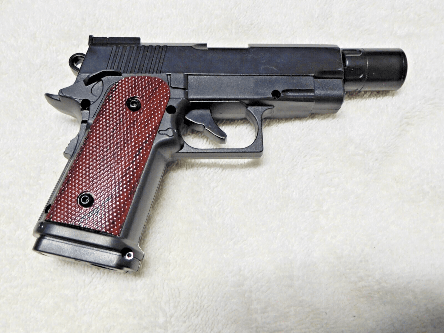 OPS M.R.P. 45 Cal Luxury Pistol Gun Shape Jet Torch Lighter w/Case & Attachments - Lighter Deals USA
