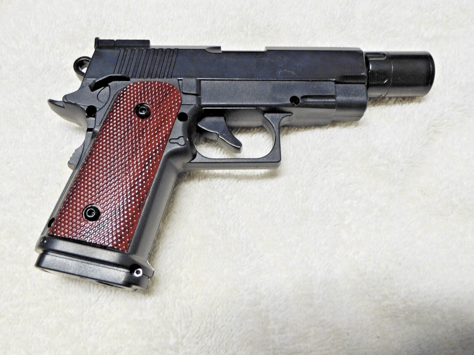 OPS M.R.P. 45 Cal Luxury Pistol Gun Shape Jet Torch Lighter w/Case & Attachments - Lighter Deals USA