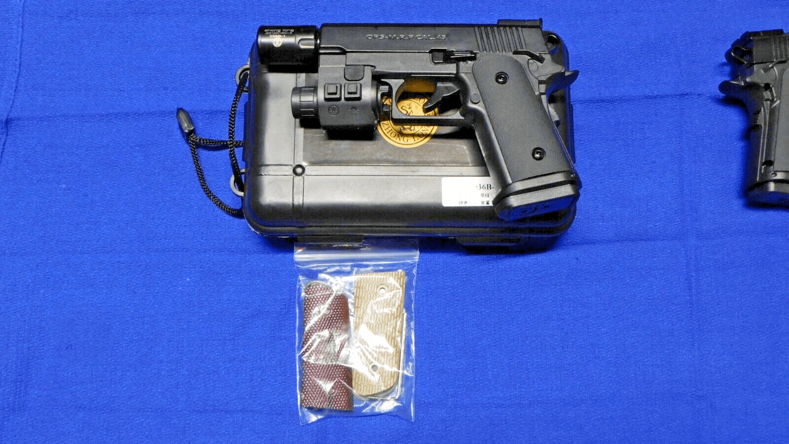 OPS - M.R.P. Cal .45 Gun Pistol Shape Slide Action Jet Torch Lighter USA - Lighter Deals USA