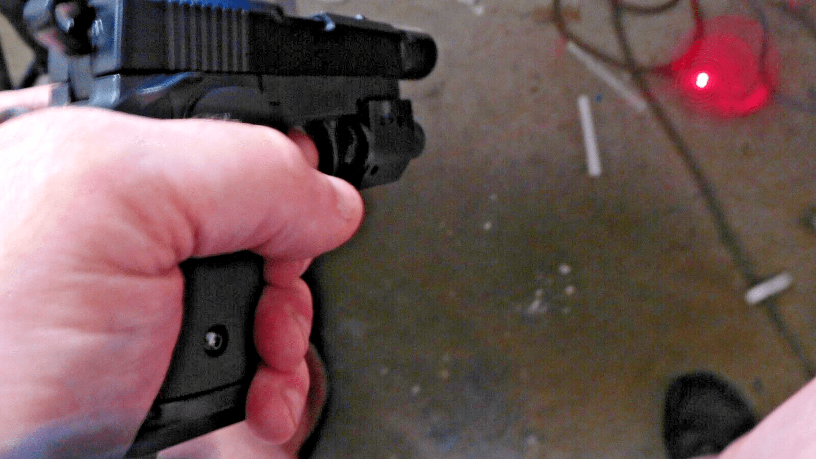 OPS - M.R.P. Cal .45 Gun Pistol Shape Slide Action Jet Torch Lighter USA - Lighter Deals USA