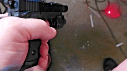 OPS - M.R.P. Cal .45 Gun Pistol Shape Slide Action Jet Torch Lighter USA - Lighter Deals USA
