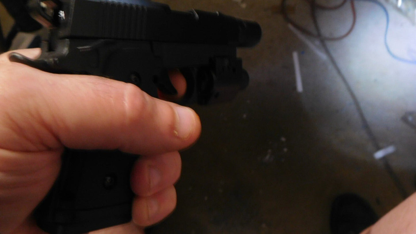 OPS - M.R.P. Cal .45 Gun Pistol Shape Slide Action Jet Torch Lighter USA - Lighter Deals USA
