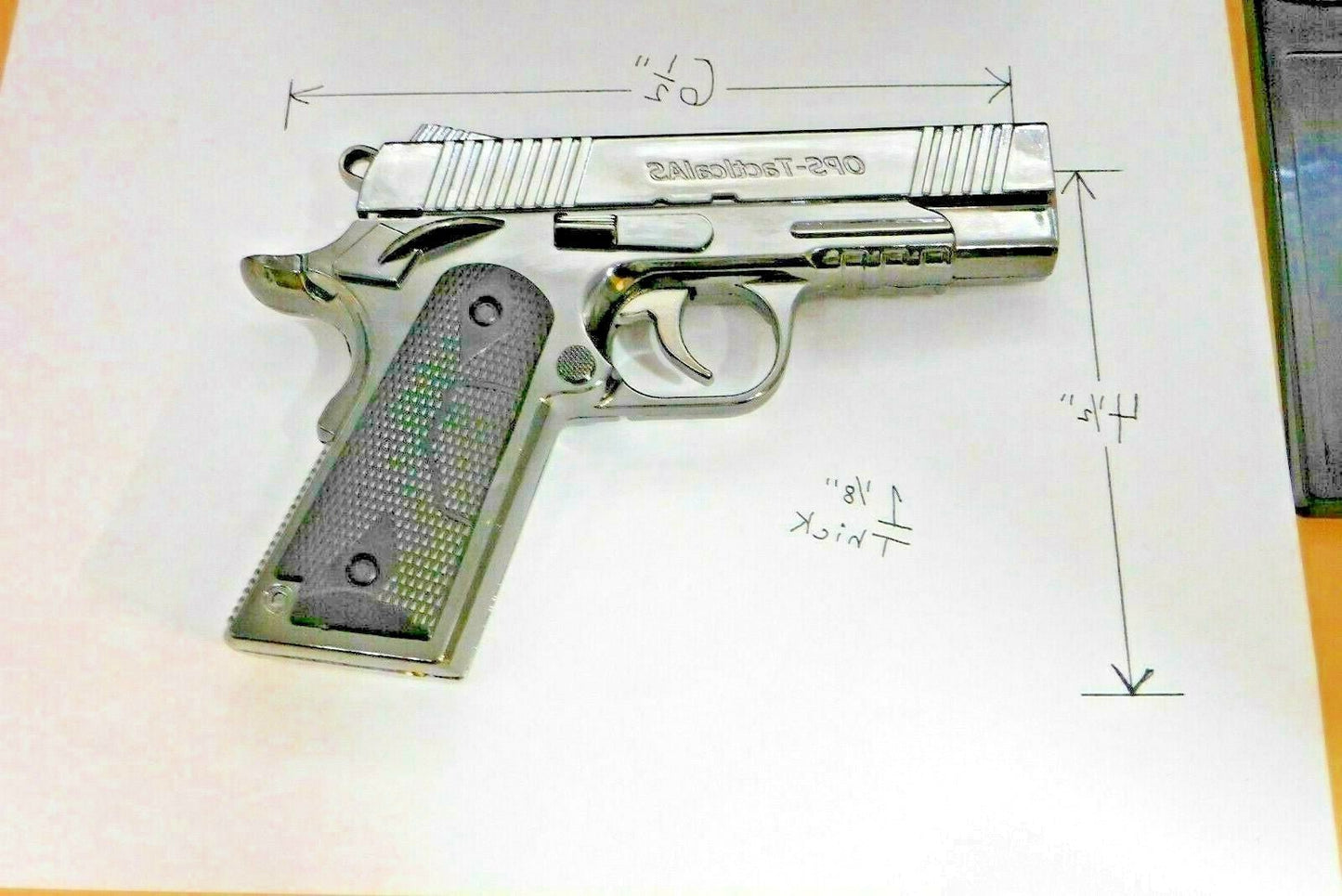 OPS Tactical AS Gun Pistol Shape Jet Torch Lighter USA Stocked And Shi - Lighter Deals USA