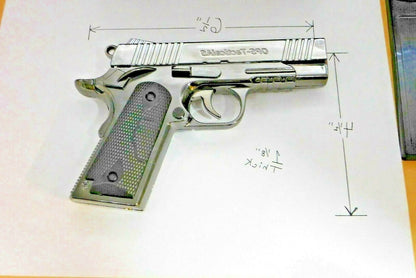 OPS Tactical AS Gun Pistol Shape Jet Torch Lighter USA Stocked And Shi - Lighter Deals USA
