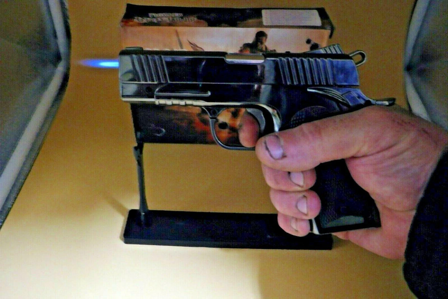 OPS Tactical AS Gun Pistol Shape Jet Torch Lighter USA Stocked And Shi - Lighter Deals USA