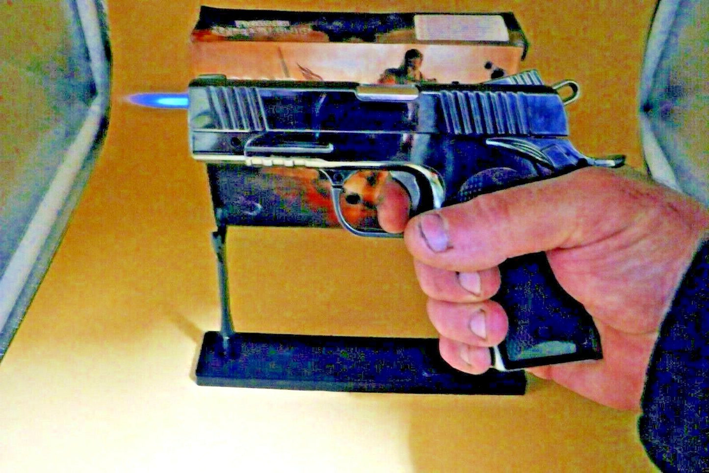 OPS Tactical AS Gun Pistol Shape Jet Torch Lighter USA Stocked And Shi - Lighter Deals USA