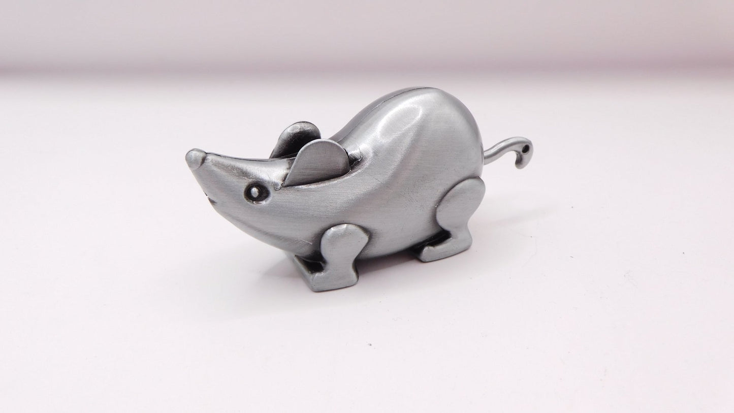 Pewter Metal Mouse Shape Butane Lighter USA Stocked and Shipped - Lighter Deals USA