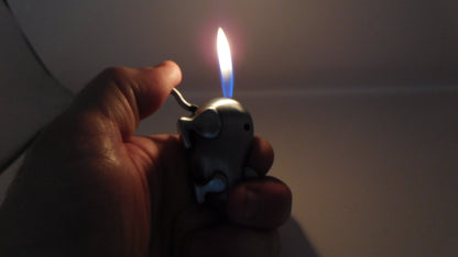 Pewter Metal Mouse Shape Butane Lighter USA Stocked and Shipped - Lighter Deals USA