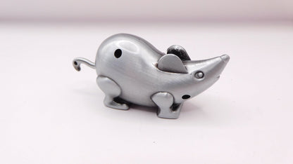 Pewter Metal Mouse Shape Butane Lighter USA Stocked and Shipped - Lighter Deals USA