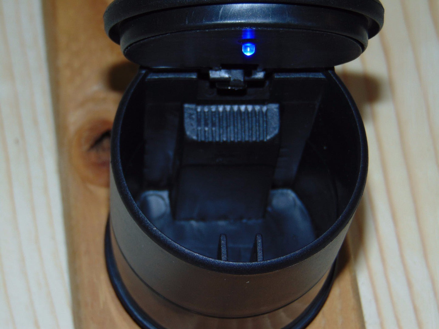 Portable Car Ashtray With Blue LED Light USA Stocked And Shipped - Lighter Deals USA