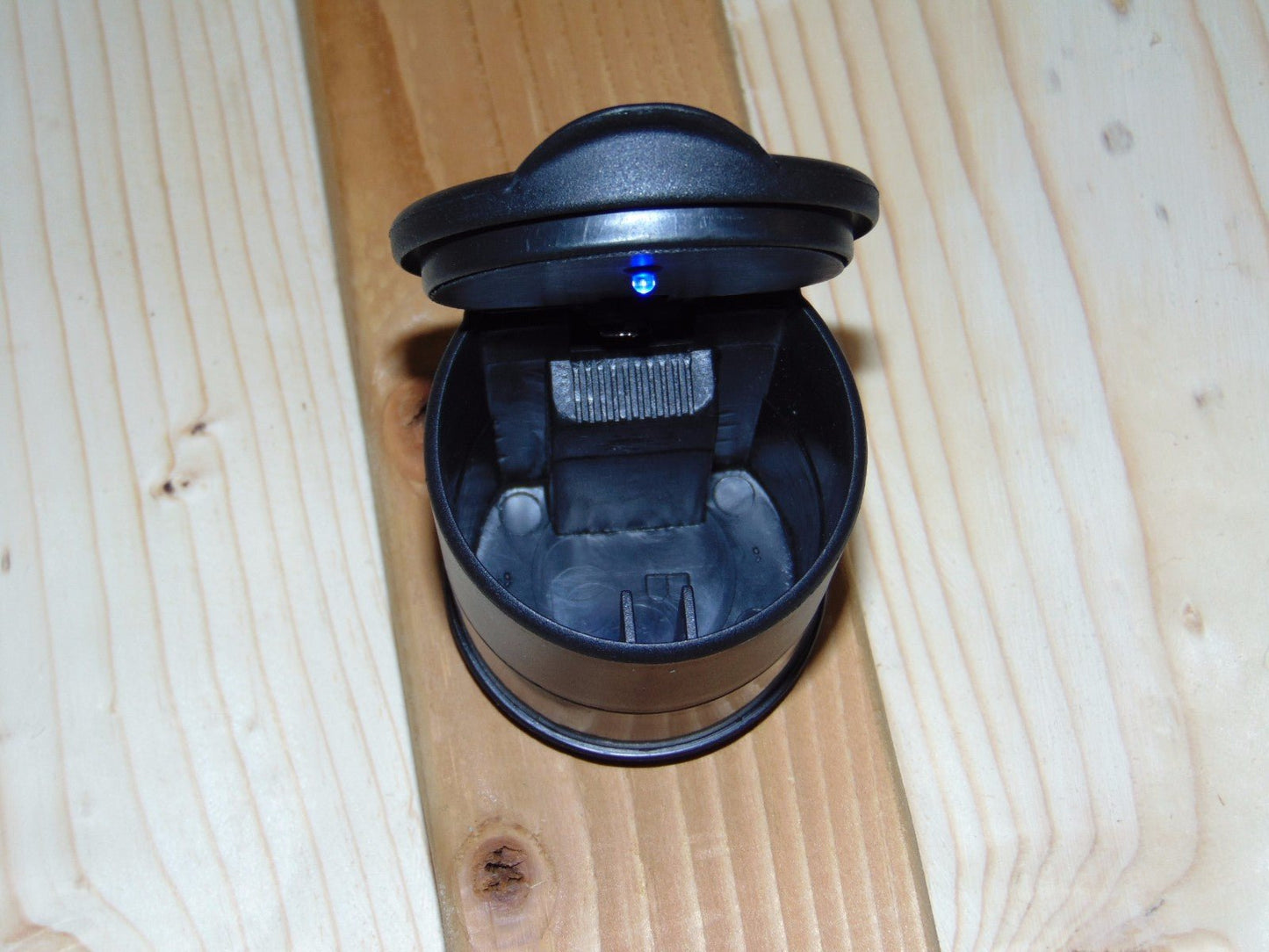 Portable Car Ashtray With Blue LED Light USA Stocked And Shipped - Lighter Deals USA