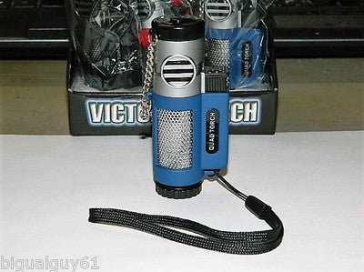 Quad Jet Torch Lighter 4 Burners For Plumbing Includes Wii Wrist Strap - Lighter Deals USA